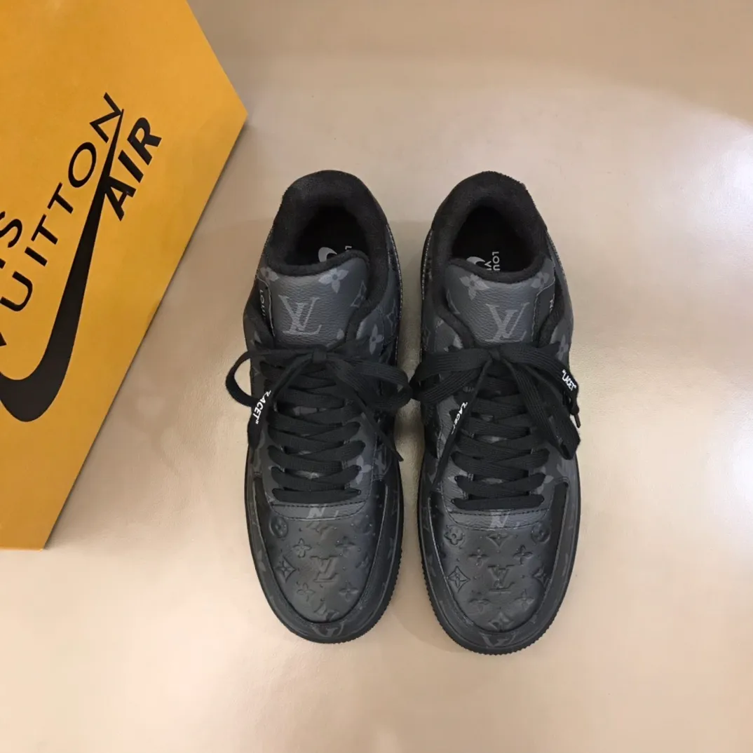 Men's shoes 💰p420 "*OUIS *UITTO*" x OFF-WHITE x Nike tripartite collaboration! Trendy and cool men's casual sports shoes with unrivaled color matching. The design idea basically continues the style of THE TEN. The Swoosh line and tongue label have a very familiar visual effect and are both fashionable and trendy! A must-have for fashionistas! The effect on your feet is absolutely stunning! (The original drawer packaging accessories are complete) Code number 38-45